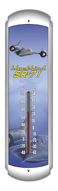 Indoor/Outdoor Thermometer - SR-71 Blackbird